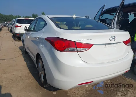 2013 Hyundai Elantra Gls из США, поврежденный, VIN 5NPDH4AE5DH259250